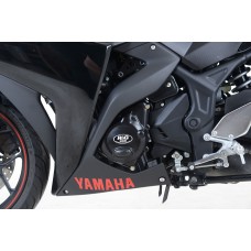 R&G Racing Engine Case Covers - Pair (race version) for Yamaha YZF-R25 '14-'22, YZF-R3 '15-'22, MT-25 '15-'21, MT-03 '06-'22